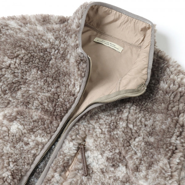 ARABESQUE PILE ZIP JACKET