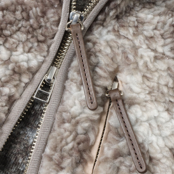 ARABESQUE PILE ZIP JACKET