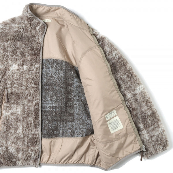 ARABESQUE PILE ZIP JACKET