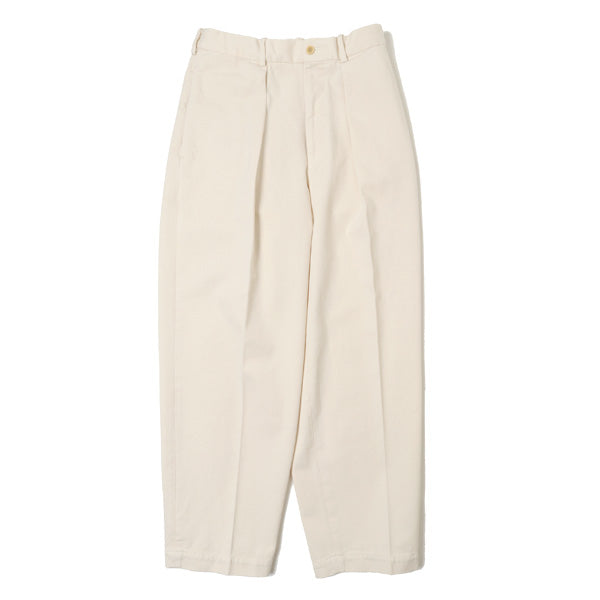 CLASSIC FIT TROUSERS ORGANIC COTTON TWILL