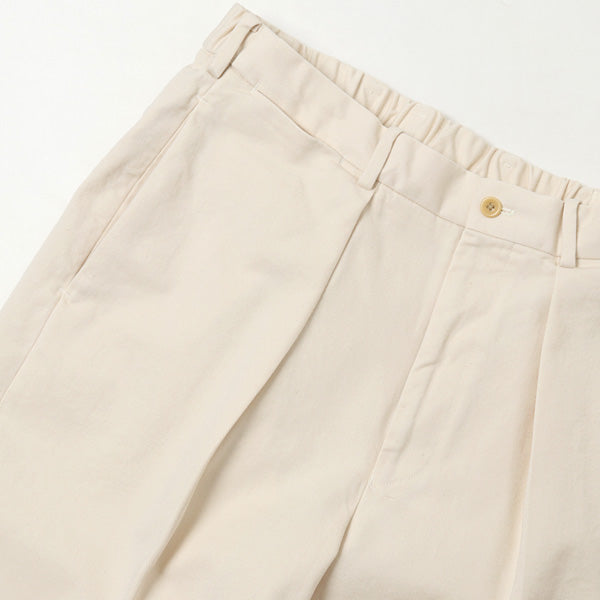 CLASSIC FIT TROUSERS ORGANIC COTTON TWILL