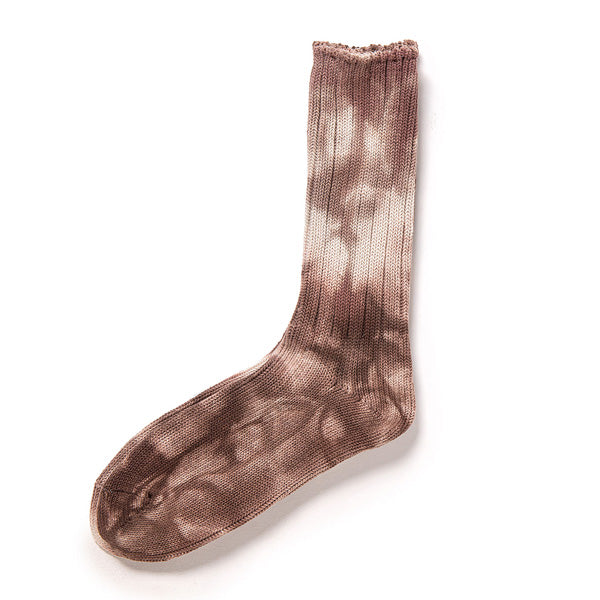 TIE-DYED CREW SOCKS C/N/PU