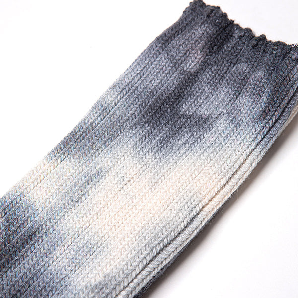 TIE-DYED CREW SOCKS C/N/PU