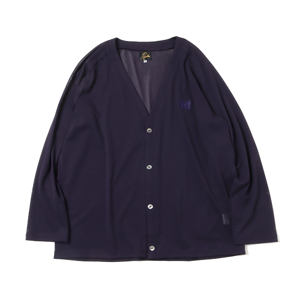 V-neck cardigan - Poly mesh