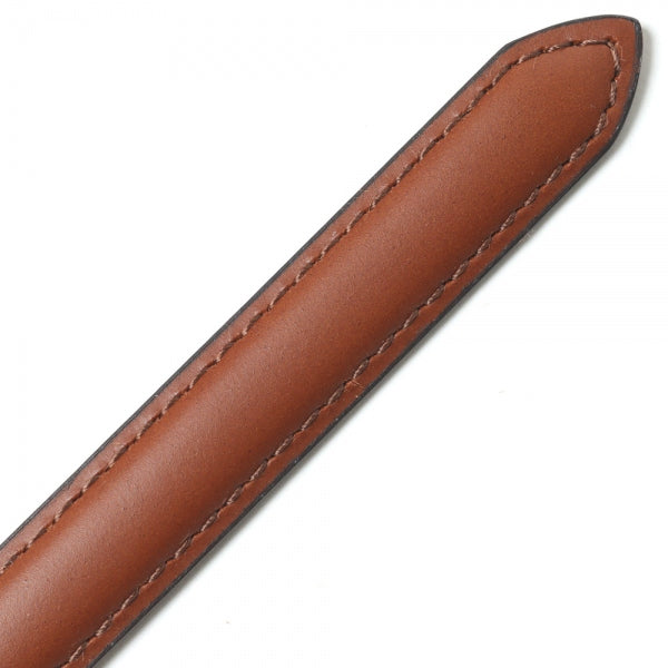 Peace Buckle Narrow Belt - Steer Leather