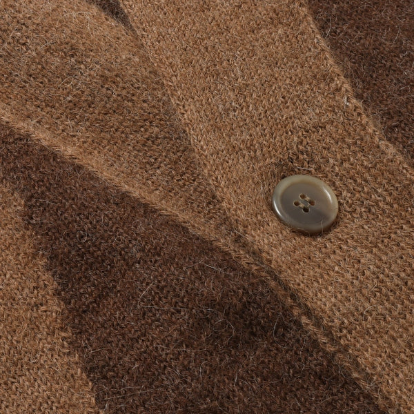ALPACA CARDIGAN NATURAL COLOR ALPACA