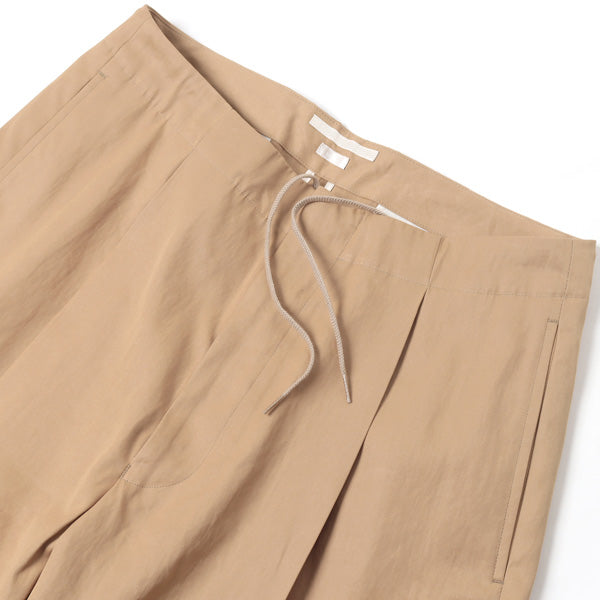 Dry Gabardine Super Wide Easy Slacks
