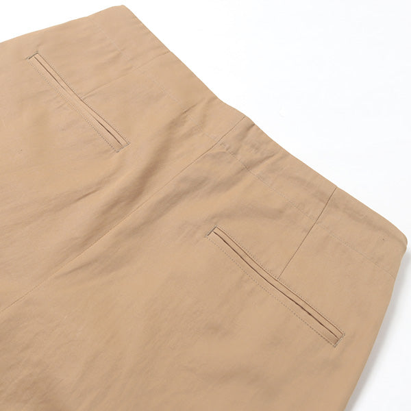 Dry Gabardine Super Wide Easy Slacks