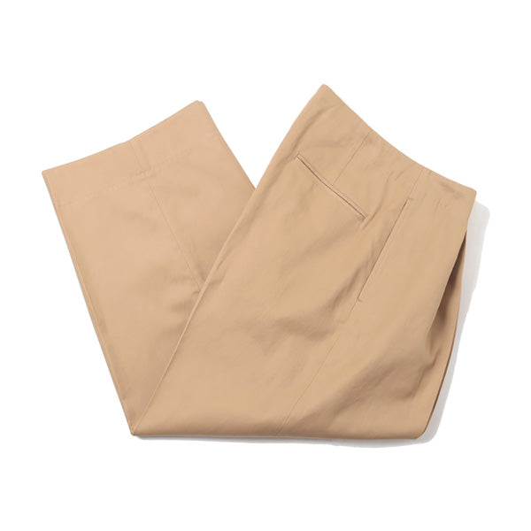 Dry Gabardine Super Wide Easy Slacks