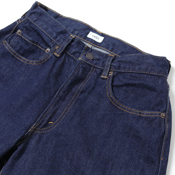 インディゴ スビンコットン 13.5oz テーパードデニム NAVY