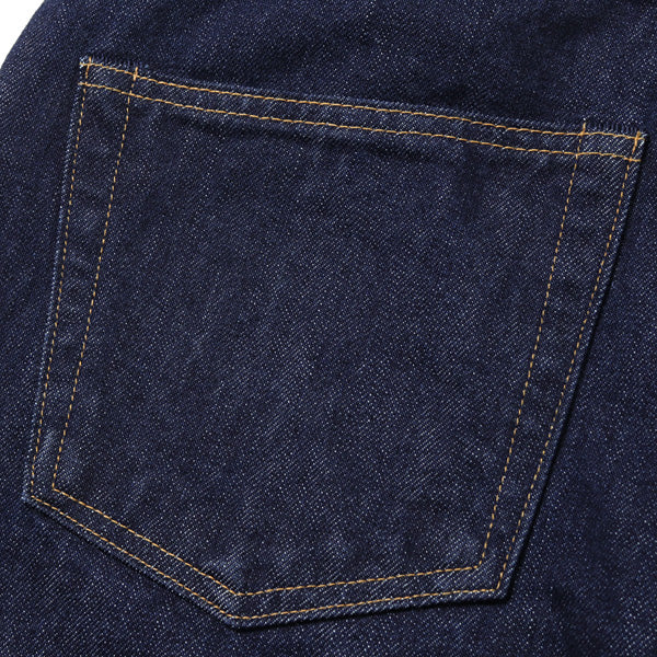 本藍スビンコットン13.5ozストレートデニム NAVY
