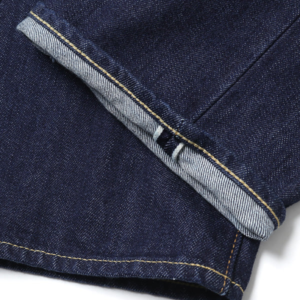 本藍スビンコットン13.5ozストレートデニム NAVY