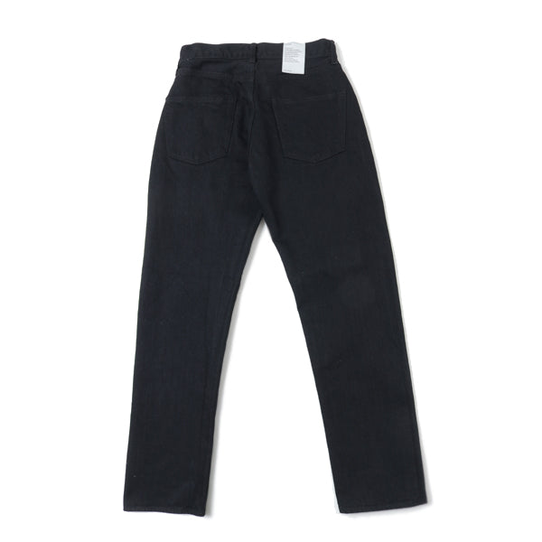 ブラックスビンコットン13.5ozストレートデニム BLACK
