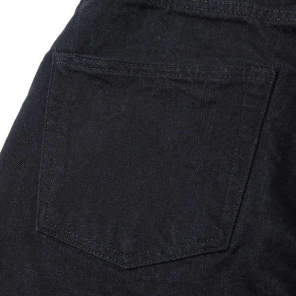 ブラックスビンコットン13.5ozストレートデニム BLACK