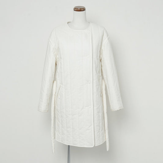 ORGANIC COTTON STRIPE QUILT COAT