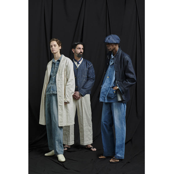 PLEATED LIBERTY TROUSER(FADE INDIGO)