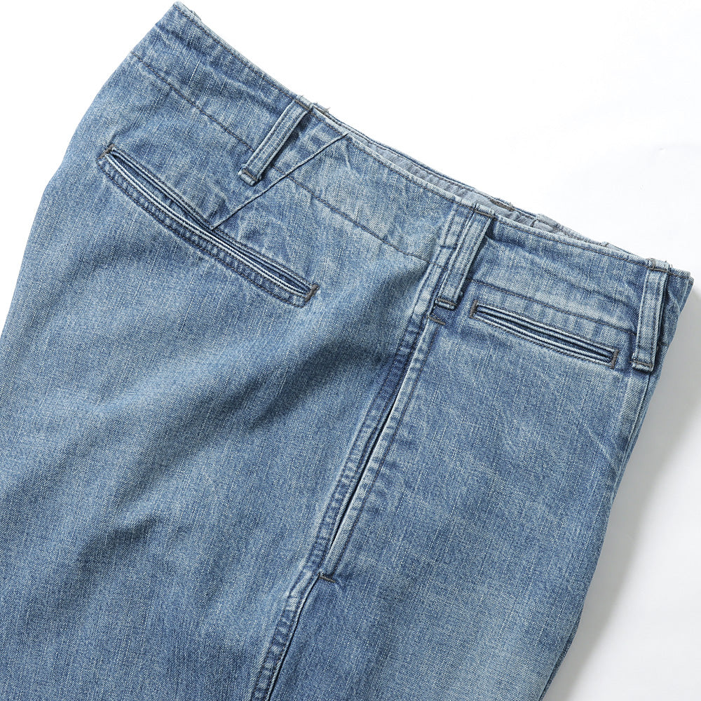 PLEATED LIBERTY TROUSER(FADE INDIGO)
