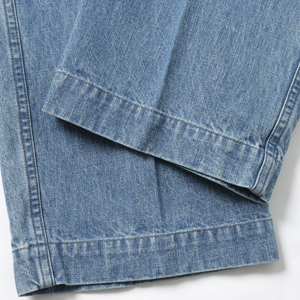 PLEATED LIBERTY TROUSER(FADE INDIGO)