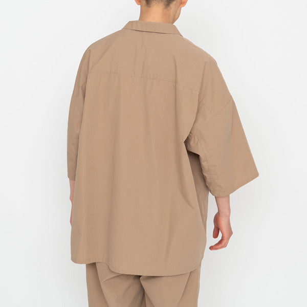 Open Collar Wind H/S Shirt