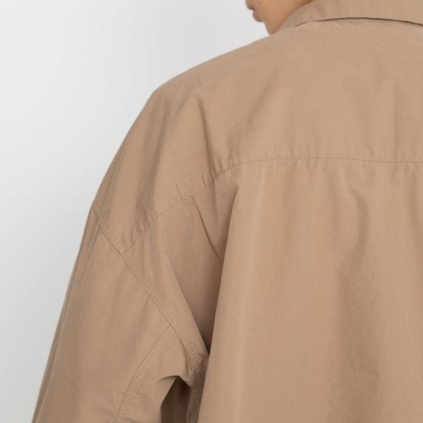 Open Collar Wind H/S Shirt