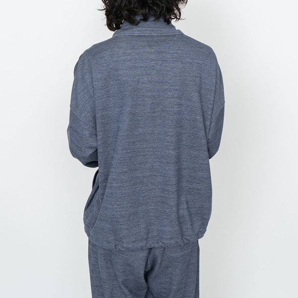Half-zip sweat anorak