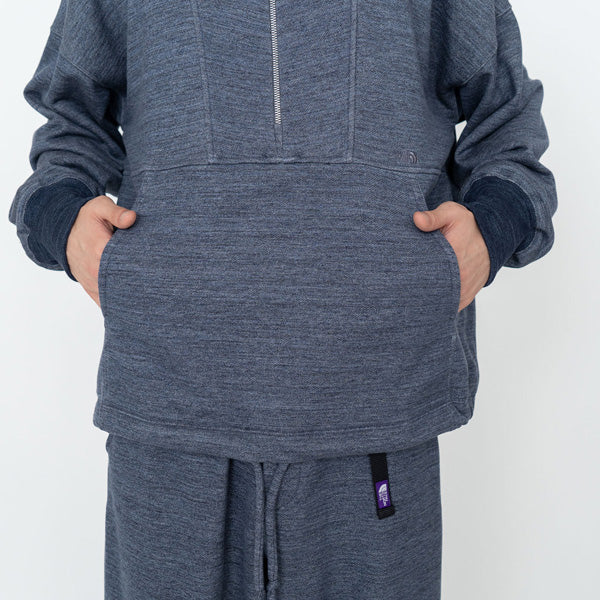Half-zip sweat anorak