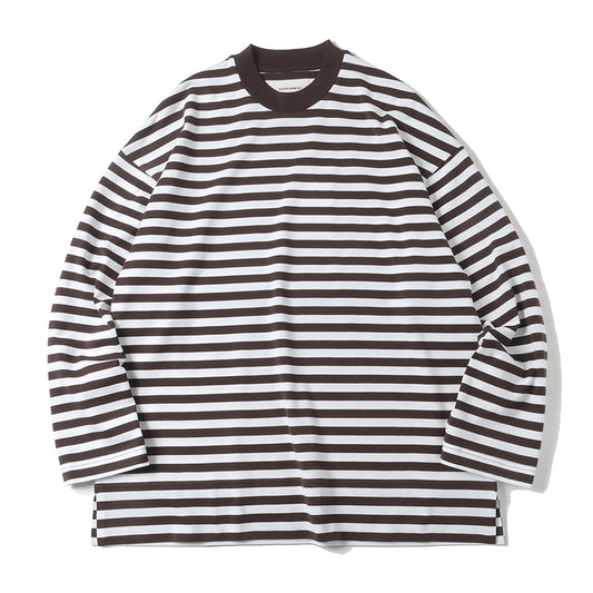 BOX Tee L/S ORGANIC COTTON BORDER