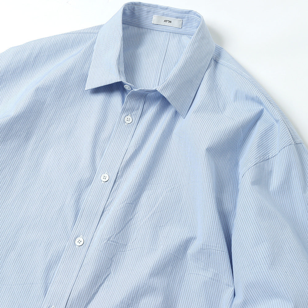 SHRINK STRIPE OVERSIZED SHIRT