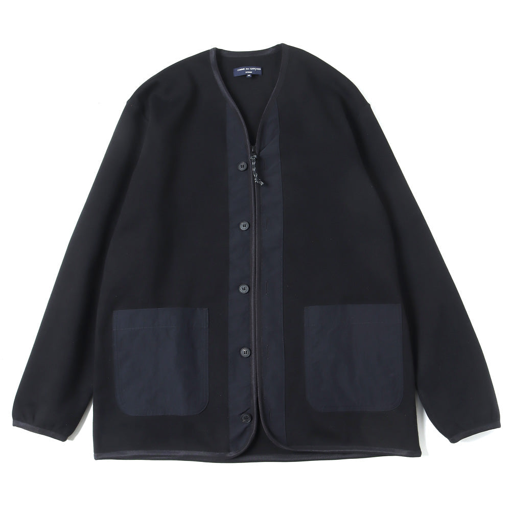 Cotton-filled jersey x cotton nylon taffeta T004