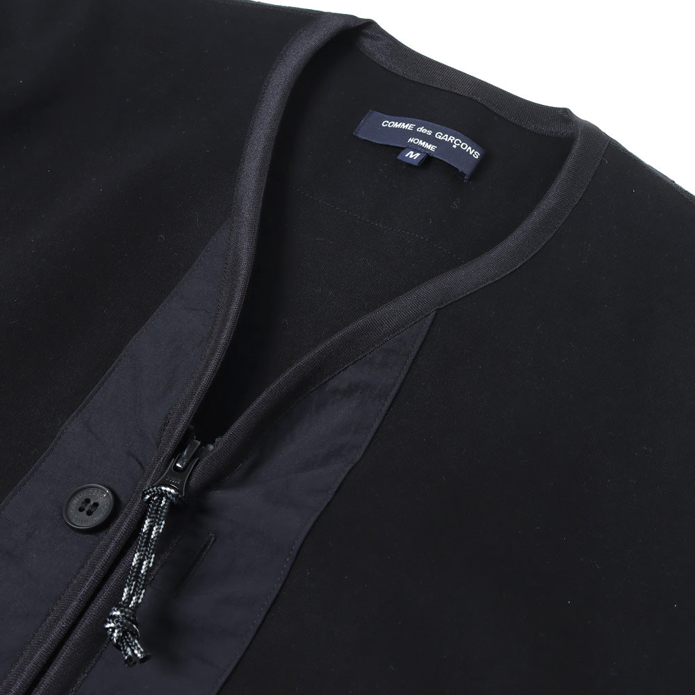 Cotton-filled jersey x cotton nylon taffeta T004