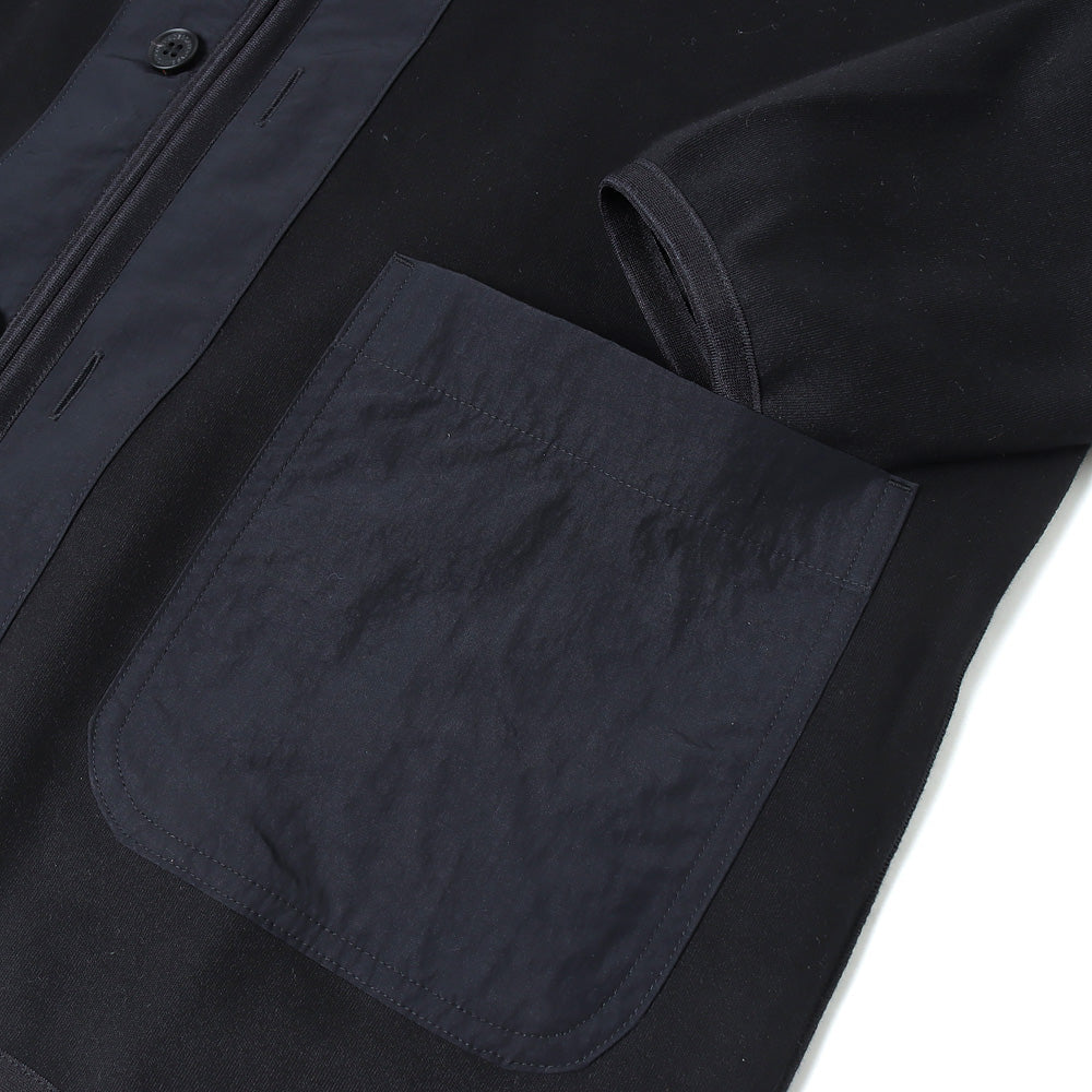 Cotton-filled jersey x cotton nylon taffeta T004