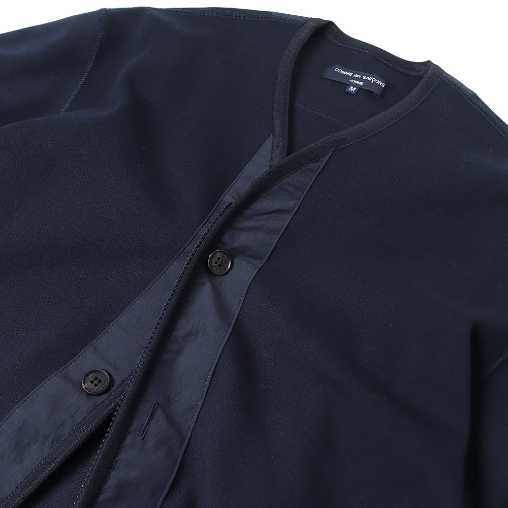 Cotton-filled jersey x cotton nylon taffeta T004