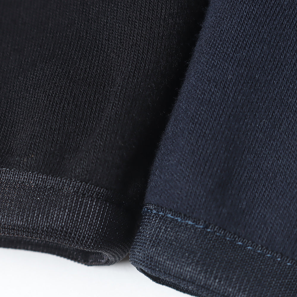 Cotton-filled jersey x cotton nylon taffeta T004