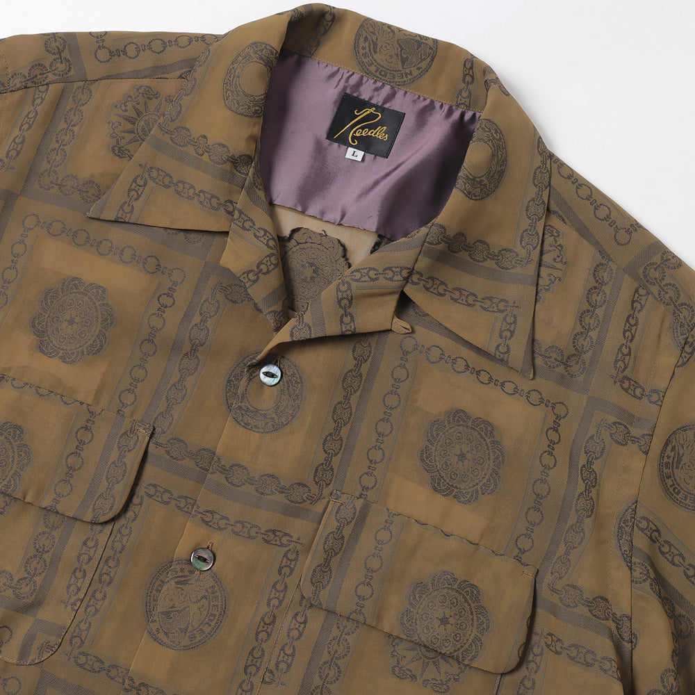 S/S Classic Shirt - PE/R Chain Border Jq.