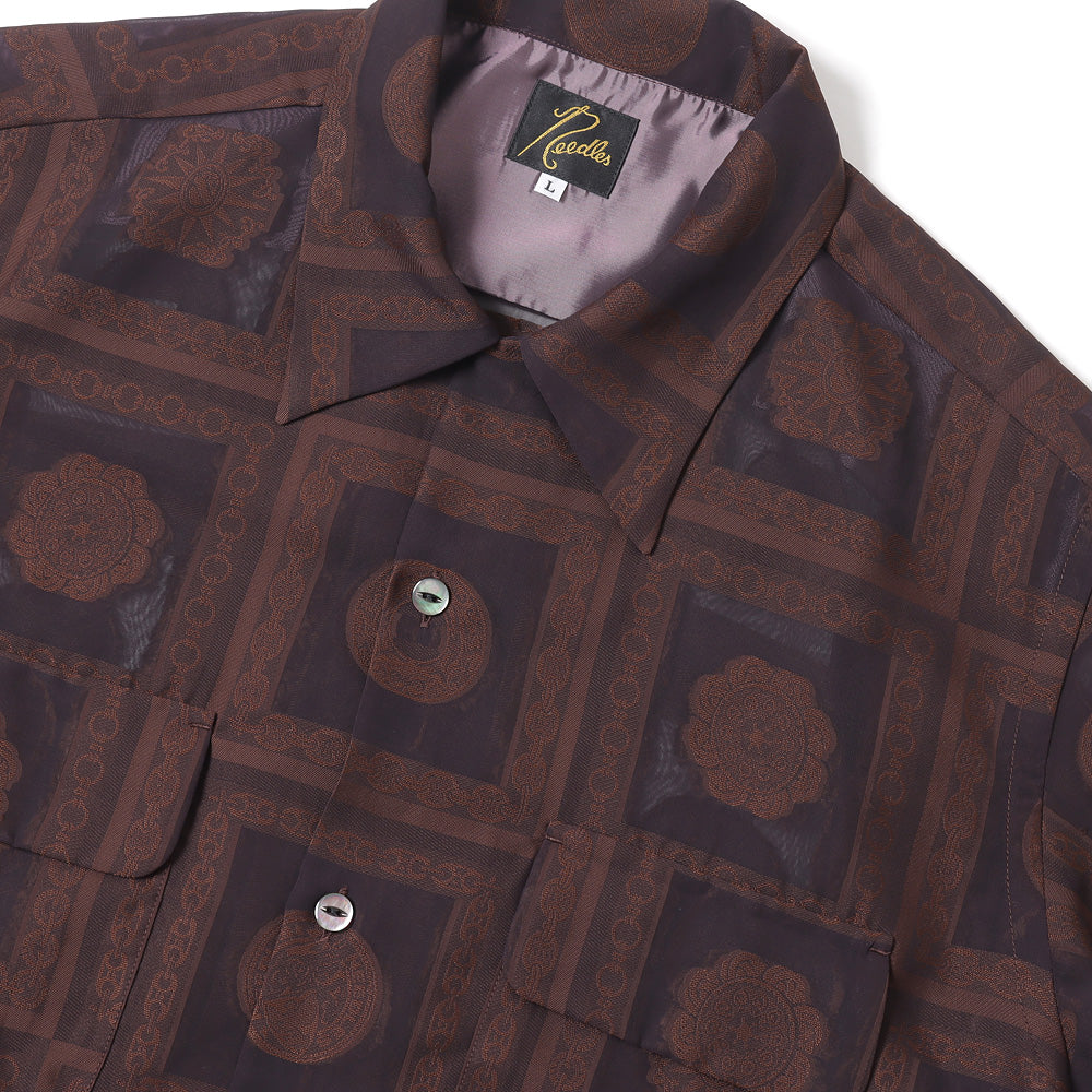 S/S Classic Shirt - PE/R Chain Border Jq.