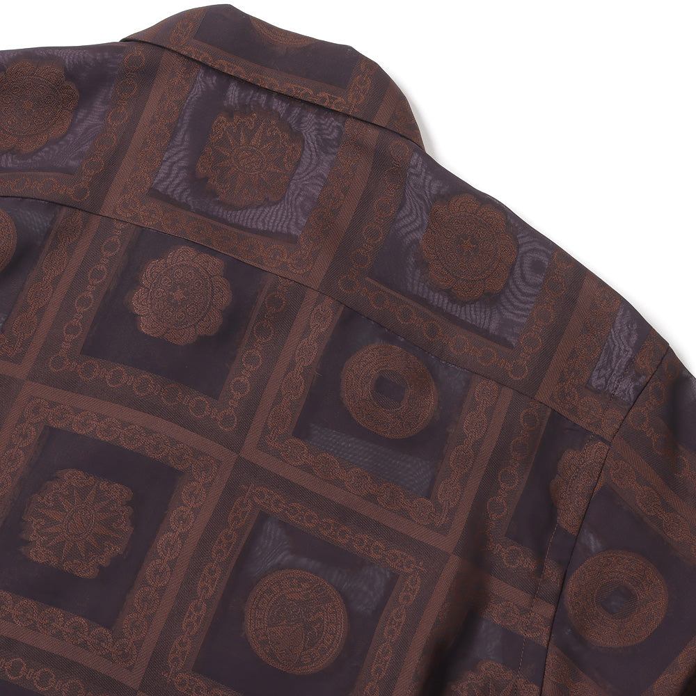 S/S Classic Shirt - PE/R Chain Border Jq.