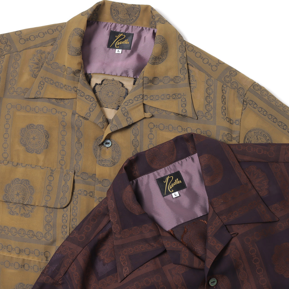 S/S Classic Shirt - PE/R Chain Border Jq.