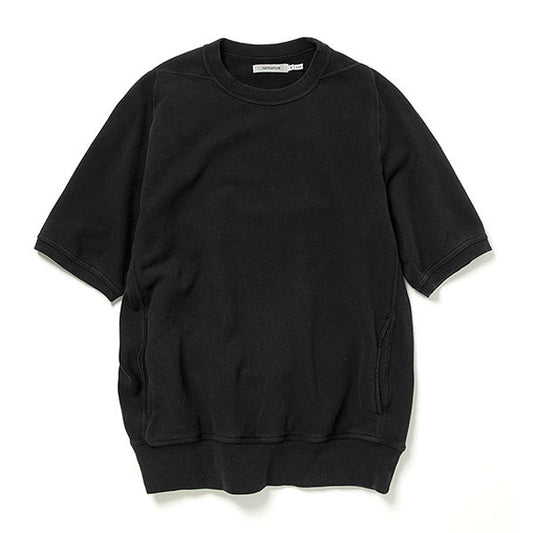 DWELLER S/S CREW PULLOVER COTTON SWEAT OVERDYED