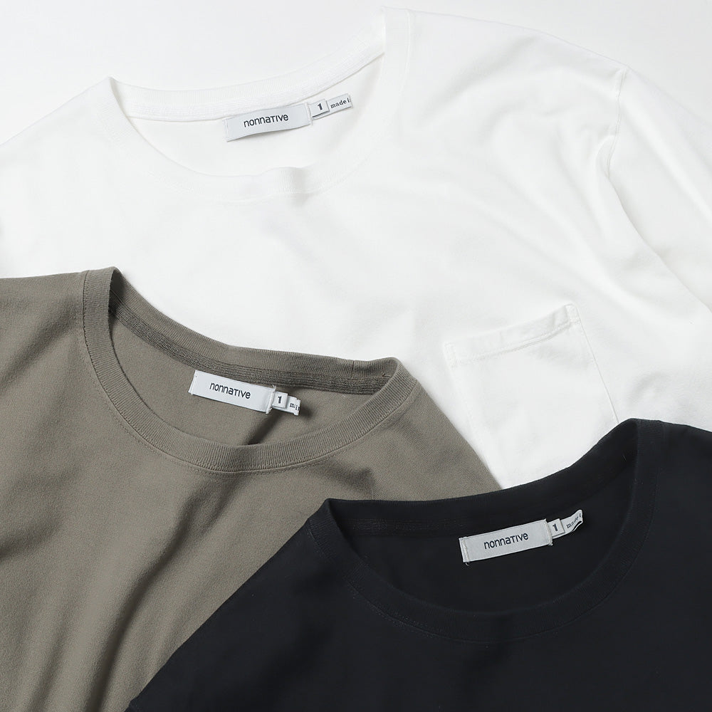 DWELLER S/S TEE COTTON JERSEY OVERDYED