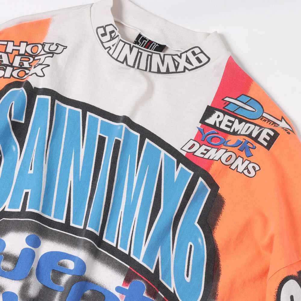 LS TEE/MOTOCLOSS/WHITE