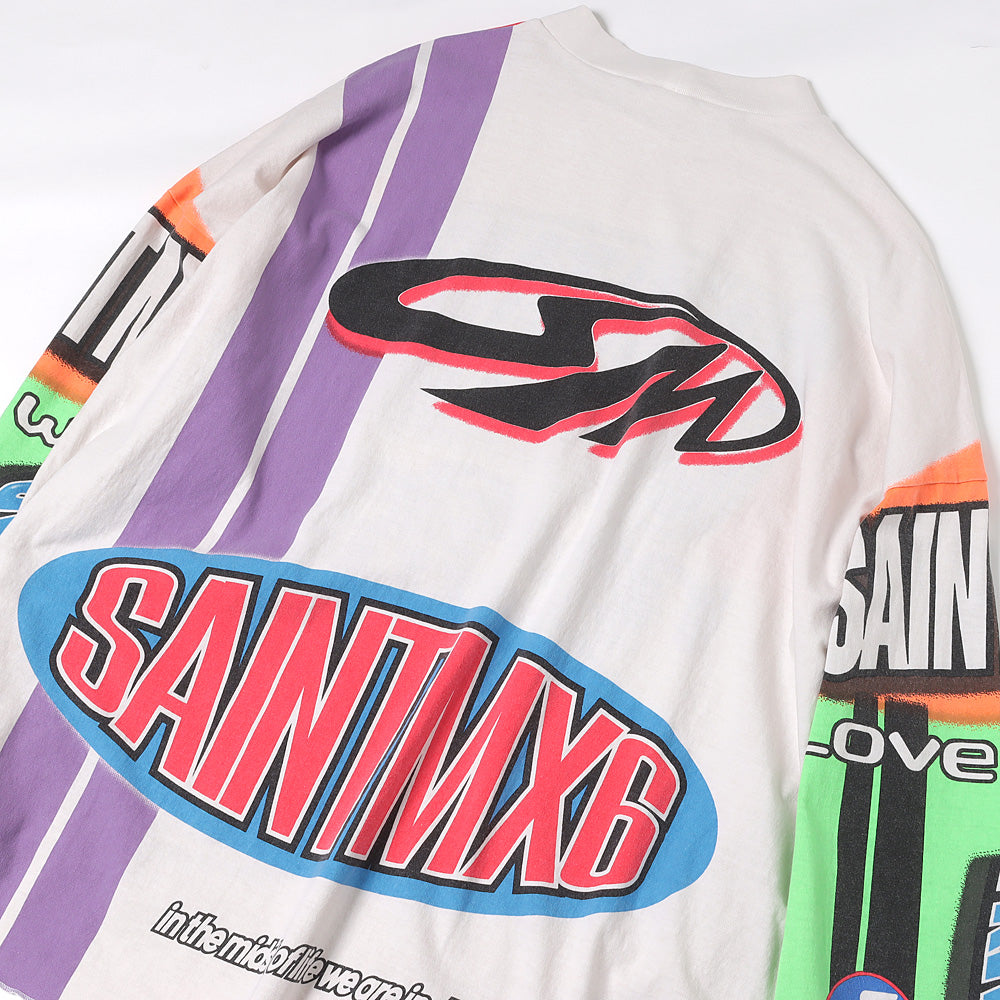 LS TEE/MOTOCLOSS/WHITE