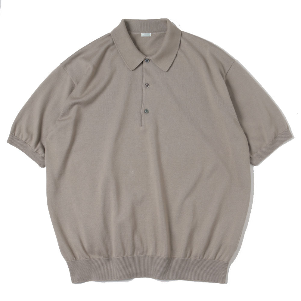 A.PRESSE (ア プレッセ) Cotton Knit S/S Polo Shirts 23SAP-03-04H