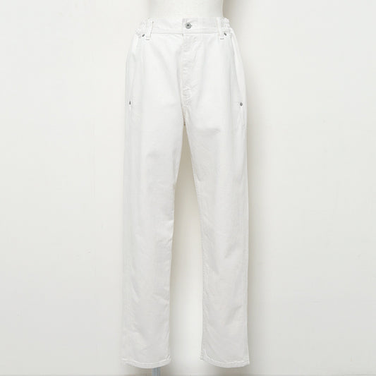 12oz DENIM EASY PANTS(WHITE)