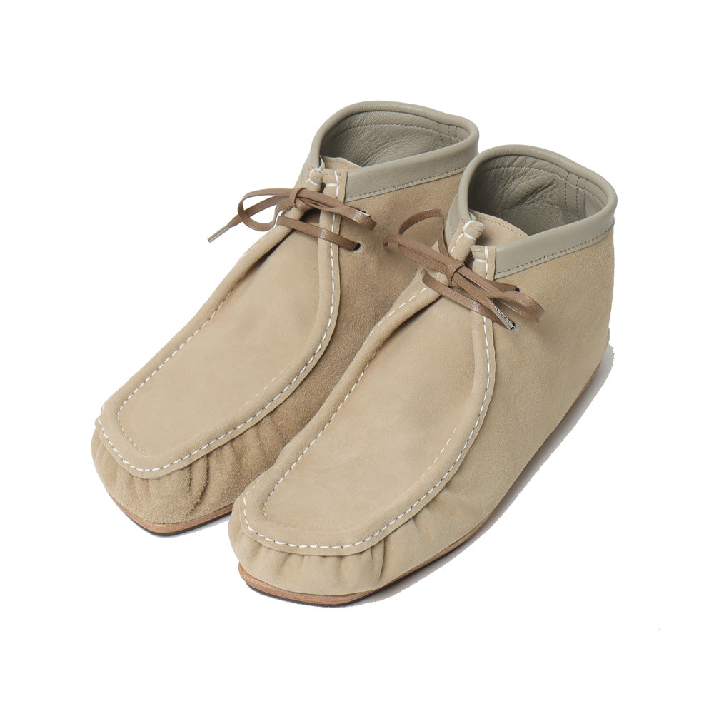 SUEDE MOCCASIN SHORT BOOTS