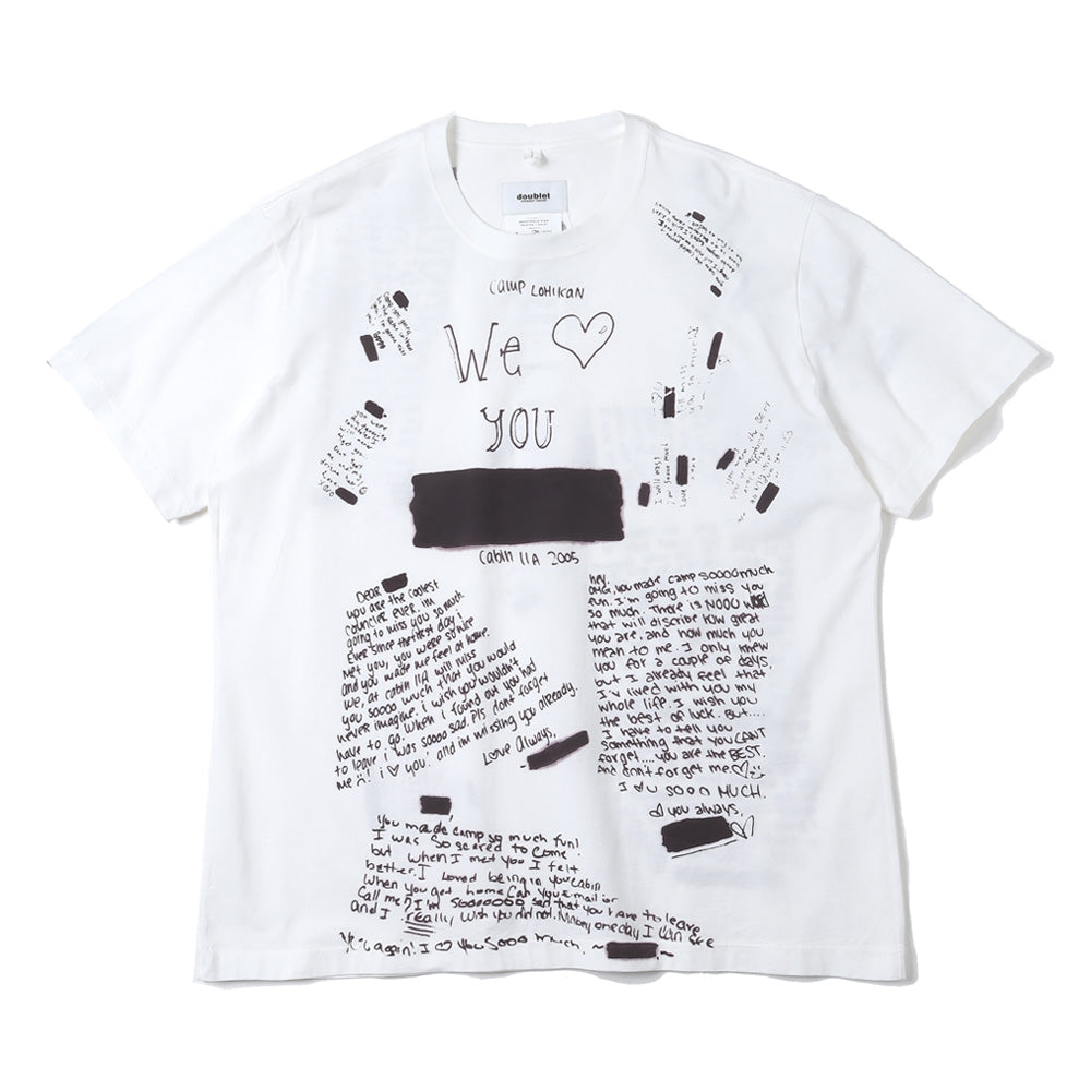 ANONYMOUS SIGN PRINTED T-SHIRT