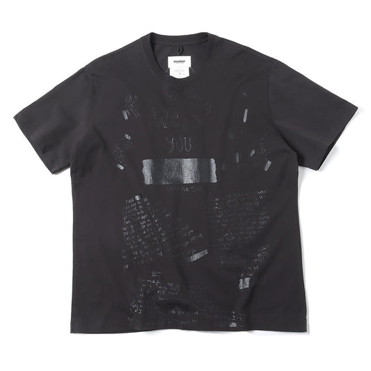 ANONYMOUS SIGN PRINTED T-SHIRT