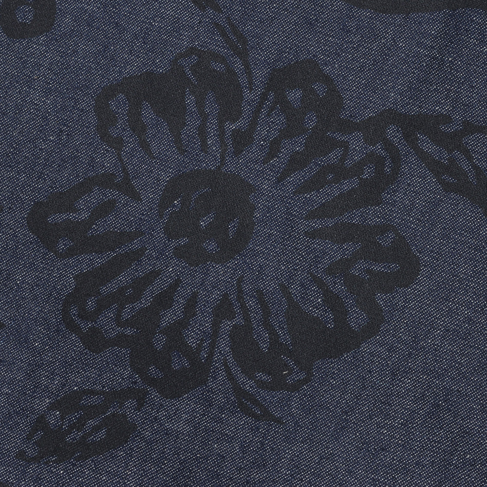 Carry All Tote - Floral Print 8oz Denim