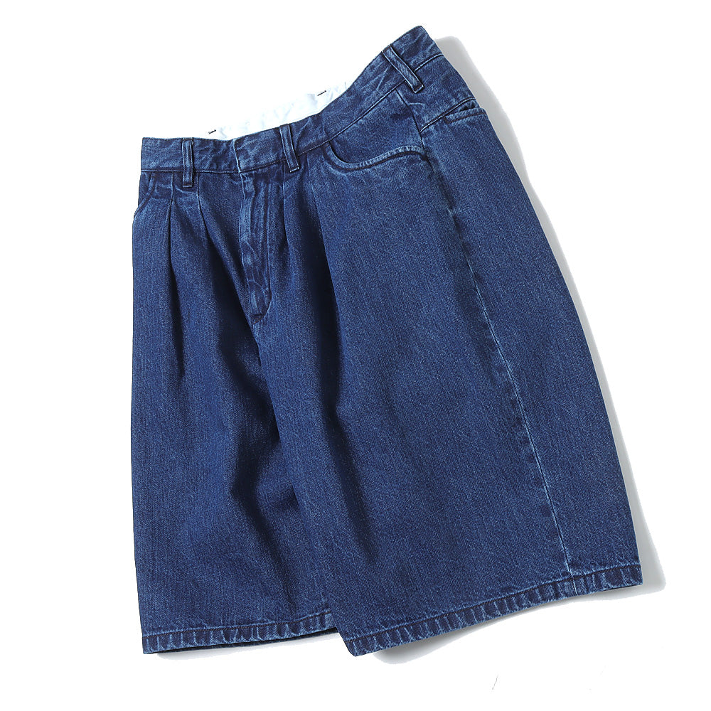 Two-tuck Wide Shorts(デニム)