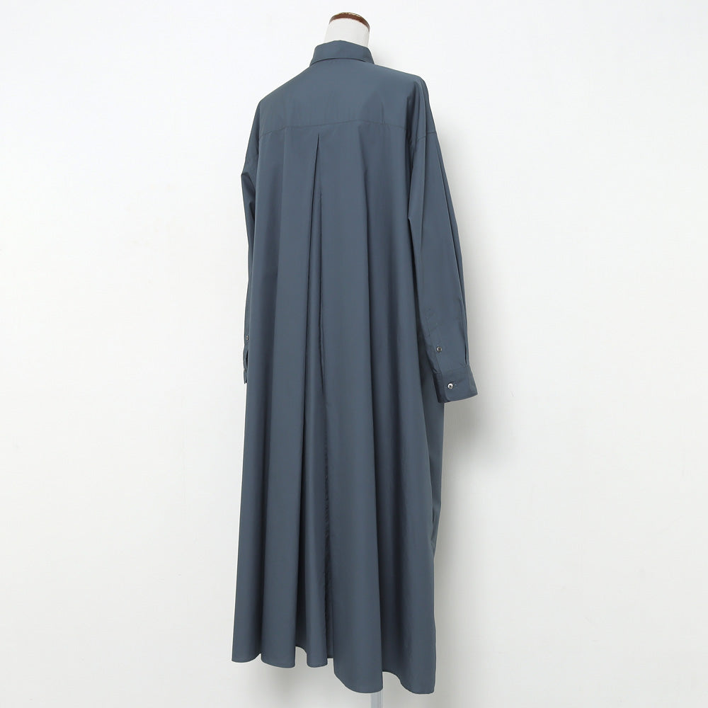 Broad Regular Collar Oversized Shirt Dress