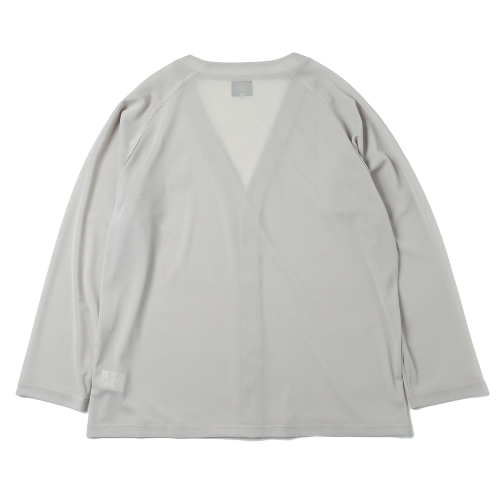 V-neck cardigan - Poly mesh